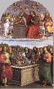 RAFFAELLO Sanzio The Crowning of the Virgin (Oddi altar) china oil painting reproduction